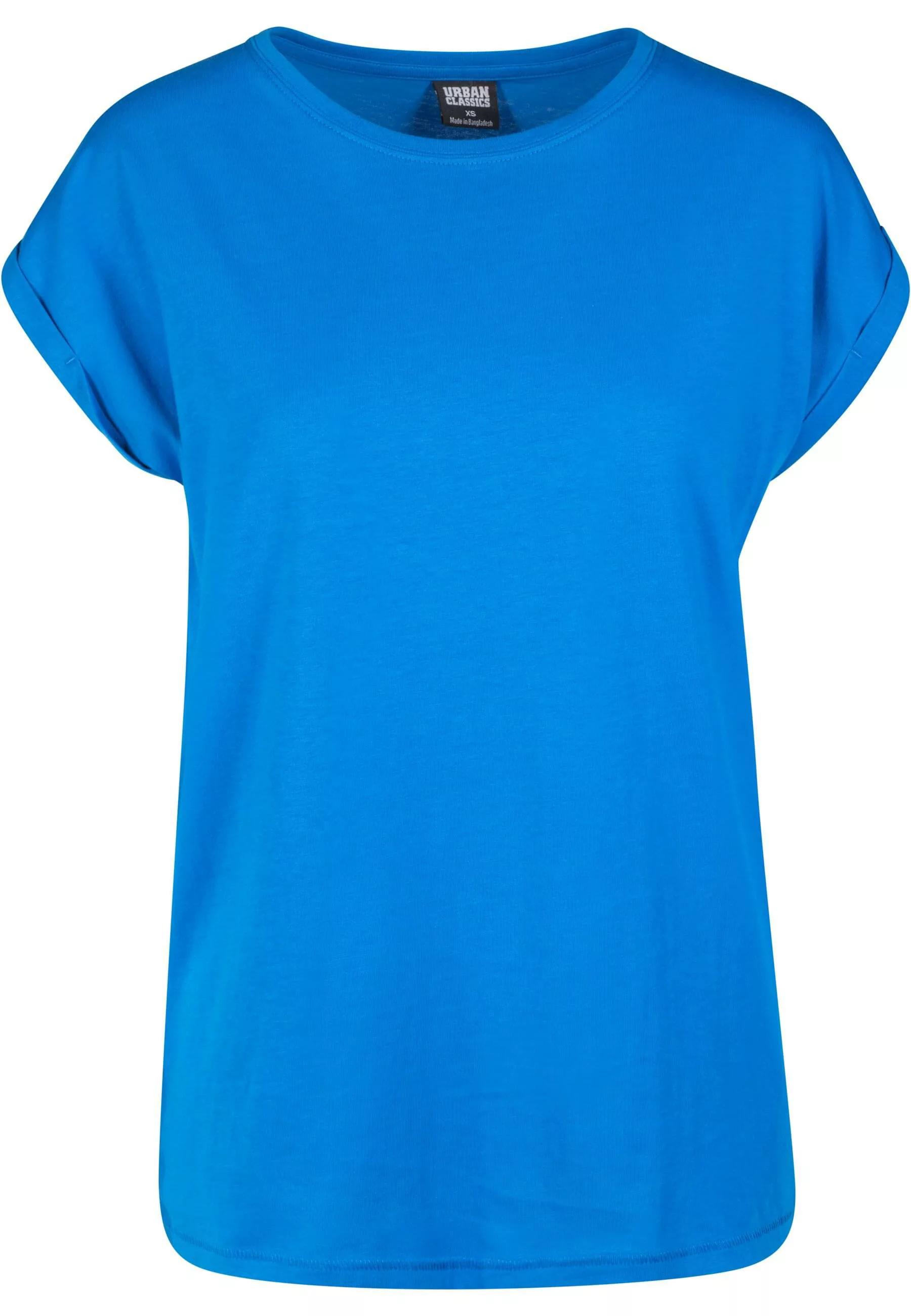 URBAN CLASSICS Kurzarmshirt "Urban Classics Damen Ladies Extended Shoulder günstig online kaufen