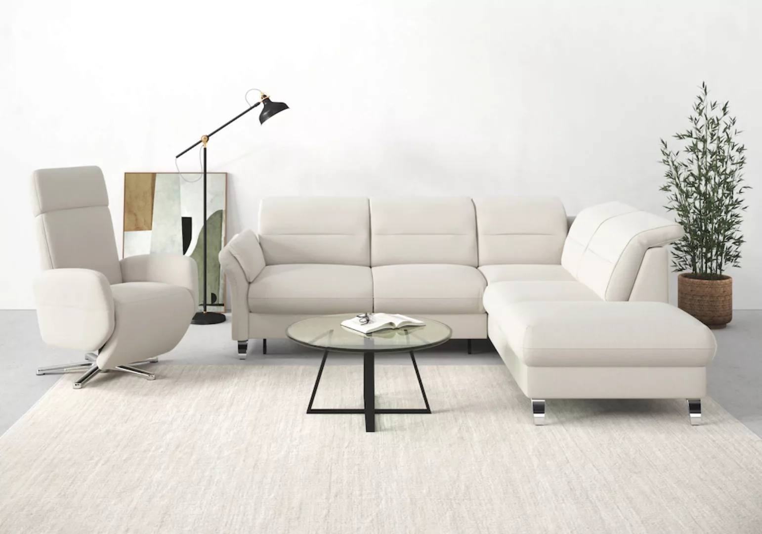 sit&more Ecksofa "Grenoble L-Form" günstig online kaufen