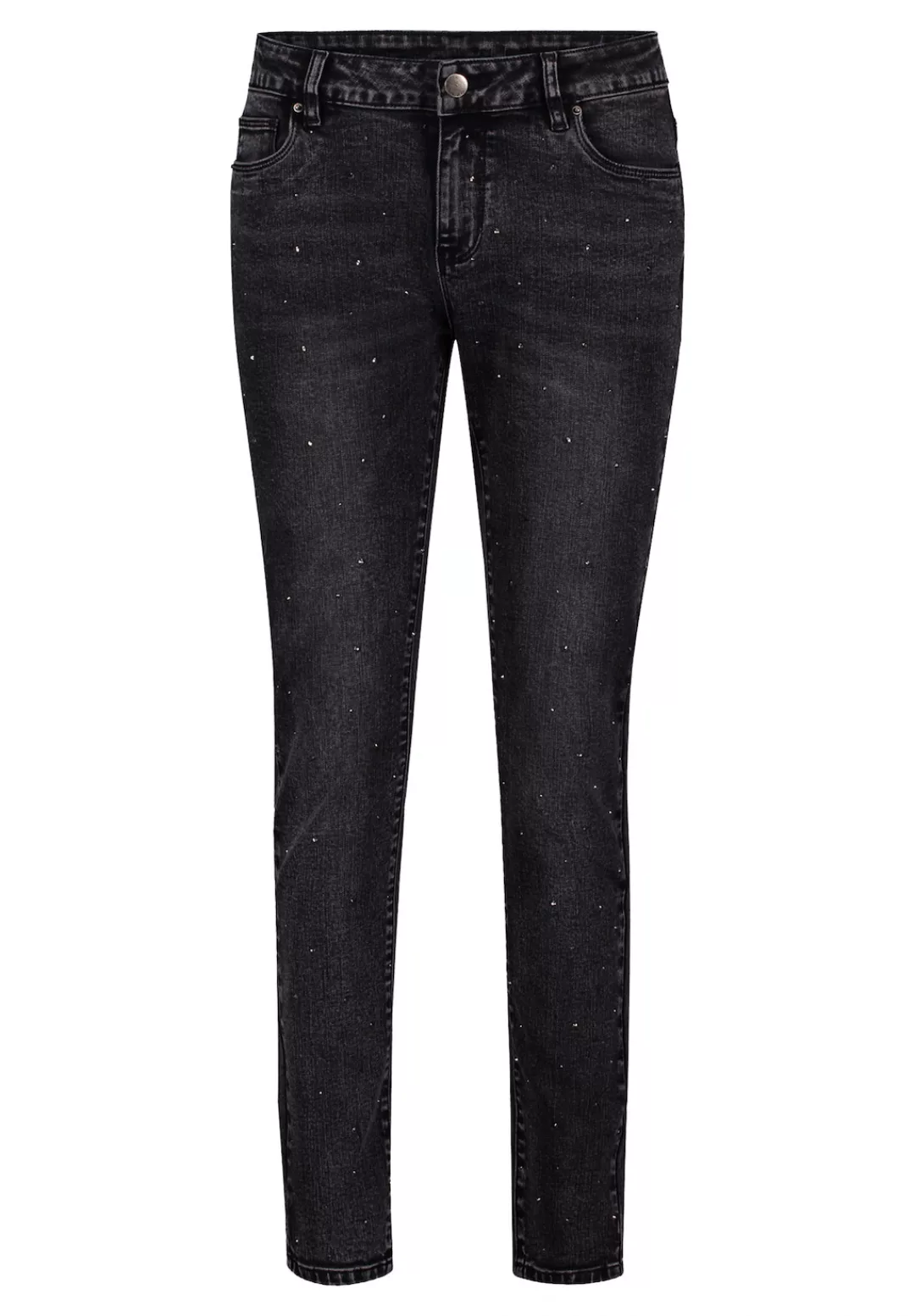 Cartoon Slim-fit-Jeans "Cartoon Modern fit jeans mit Strass" günstig online kaufen