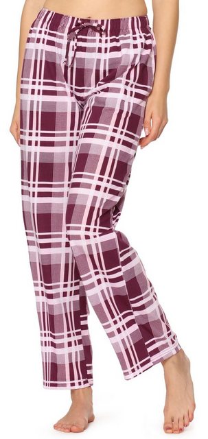 Merry Style Pyjamashorts Damen Schlafanzughose Lang MPP-001 (1-tlg) mit Tas günstig online kaufen