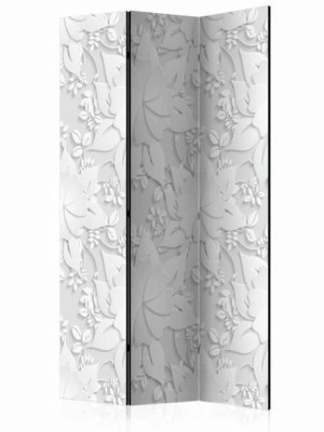 artgeist Paravent Room divider – Flowers I schwarz/weiß Gr. 135 x 172 günstig online kaufen