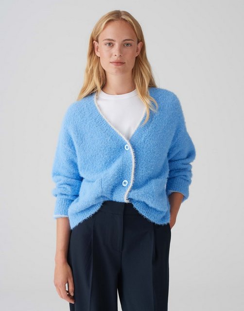 OPUS Cardigan Kuscheliger Cardigan DIPINGA Loose mit Wolle Strick günstig online kaufen