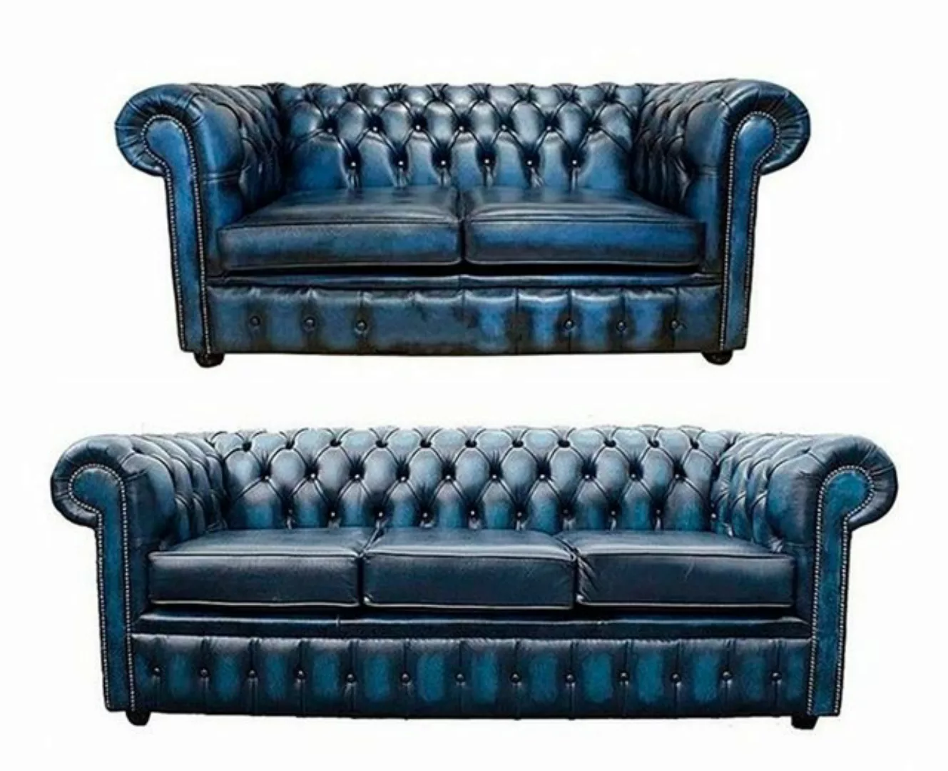 JVmoebel Chesterfield-Sofa, Chesterfield 3+2 Sitzer Garnitur Sofa Couch günstig online kaufen