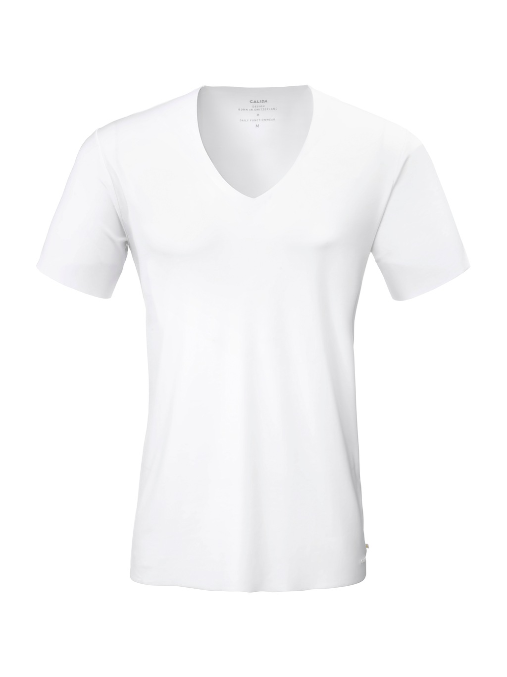 CALIDA V-Shirt "Clean Line", V-Neck, elastisch, Interlock-Qualität, Kurzarm günstig online kaufen