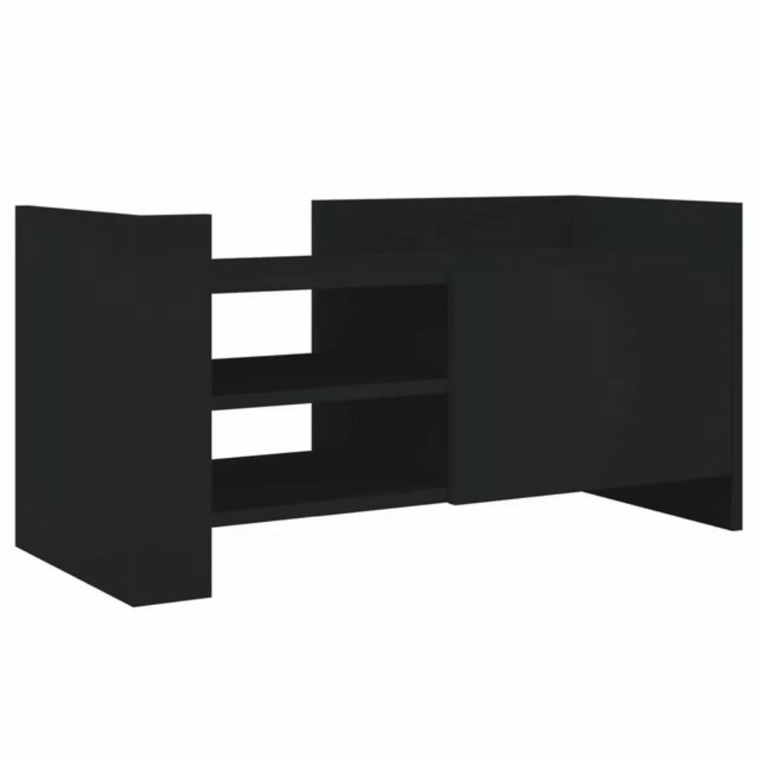 vidaXL Schrankmodule TV-Schrank Schwarz 80x35x40 cm Holzwerkstoff günstig online kaufen