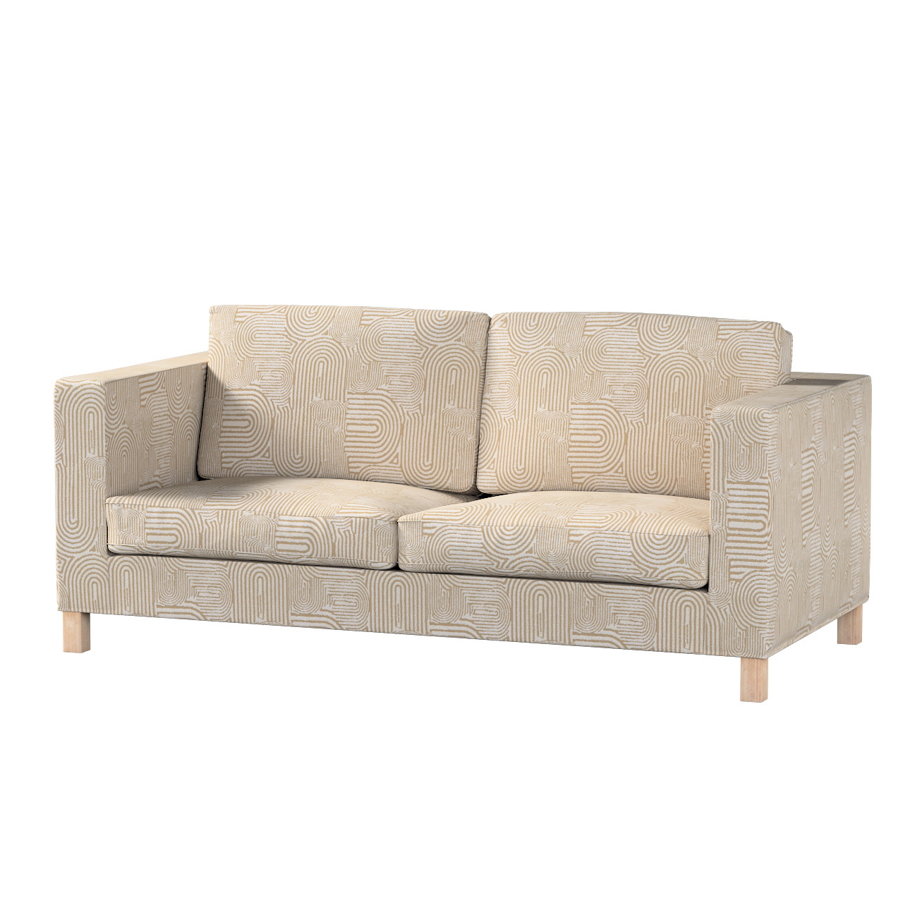 Bezug für Karlanda Schlafsofa, kurz, beige-ecru, Bezug für Schlafsofa Karla günstig online kaufen