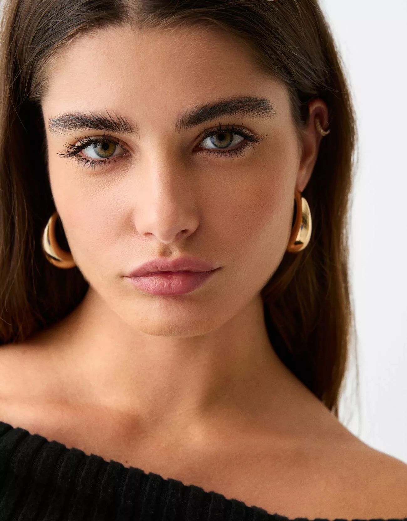 Bershka 3er-Pack Dicke Ohrringe In Ring-Form Damen Gold günstig online kaufen