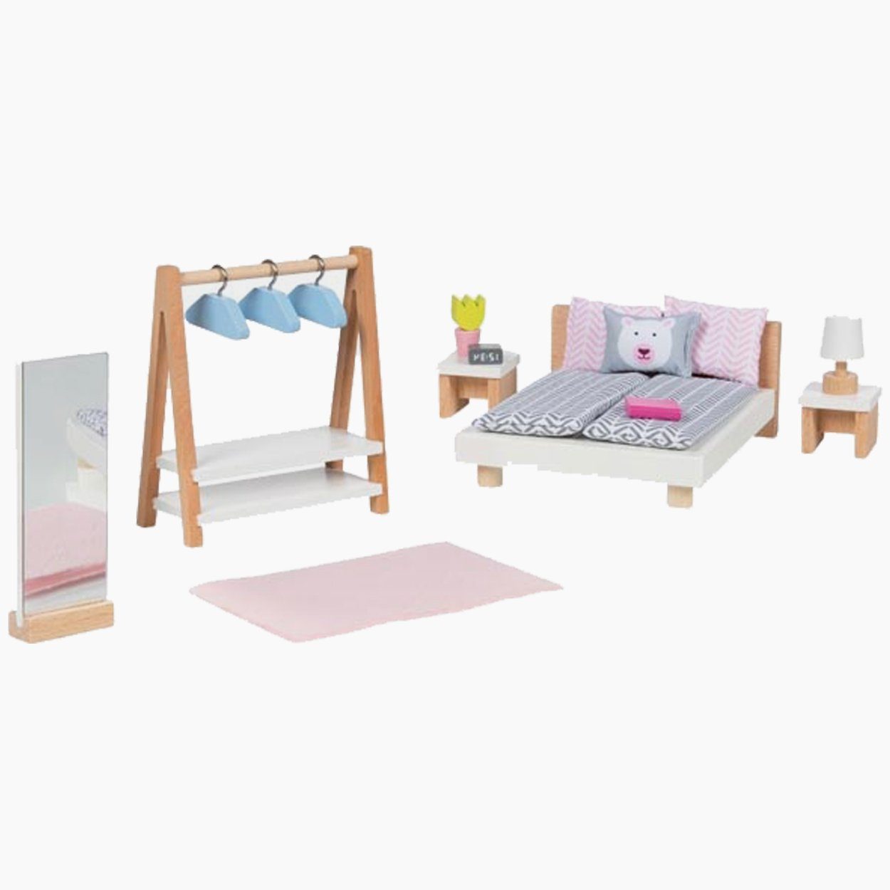 goki Puppenhausmöbel Puppenmöbel Style, Schlafzimmer (packung, günstig online kaufen