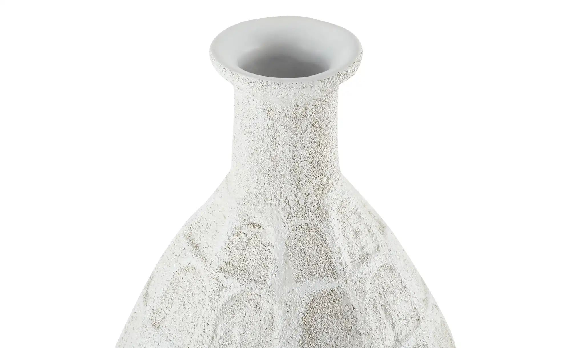 HOME STORY Deko Vase ¦ weiß ¦ Polyresin (Kunstharz) ¦ Maße (cm): B: 27,5 H: günstig online kaufen