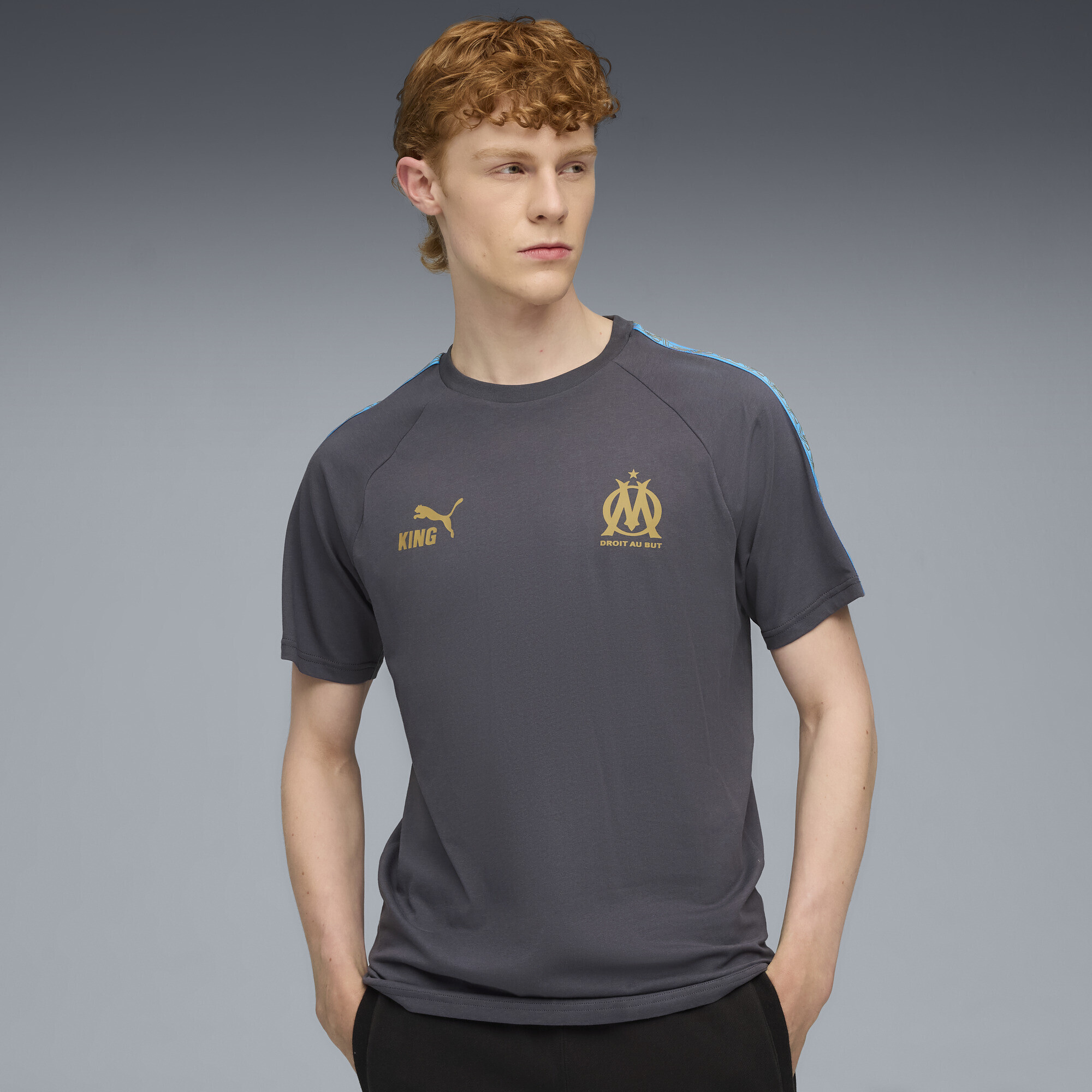 PUMA T-Shirt "Olympique de Marseille KING T-Shirt Herren" günstig online kaufen