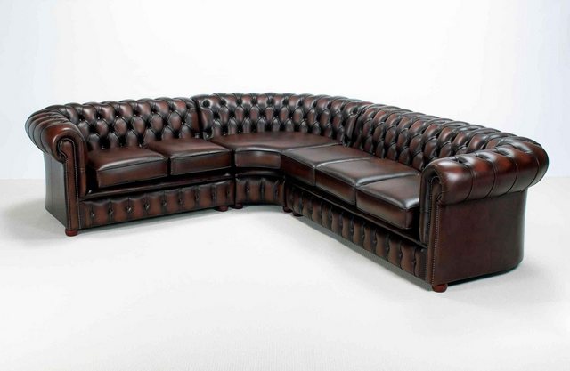 Xlmoebel Ecksofa Chesterfield Ecksofa aus Leder Wohnlandschaft Eckgarnitur günstig online kaufen