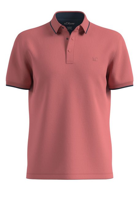 s.Oliver Poloshirt Kragen, Knopfleiste, kurzarm günstig online kaufen