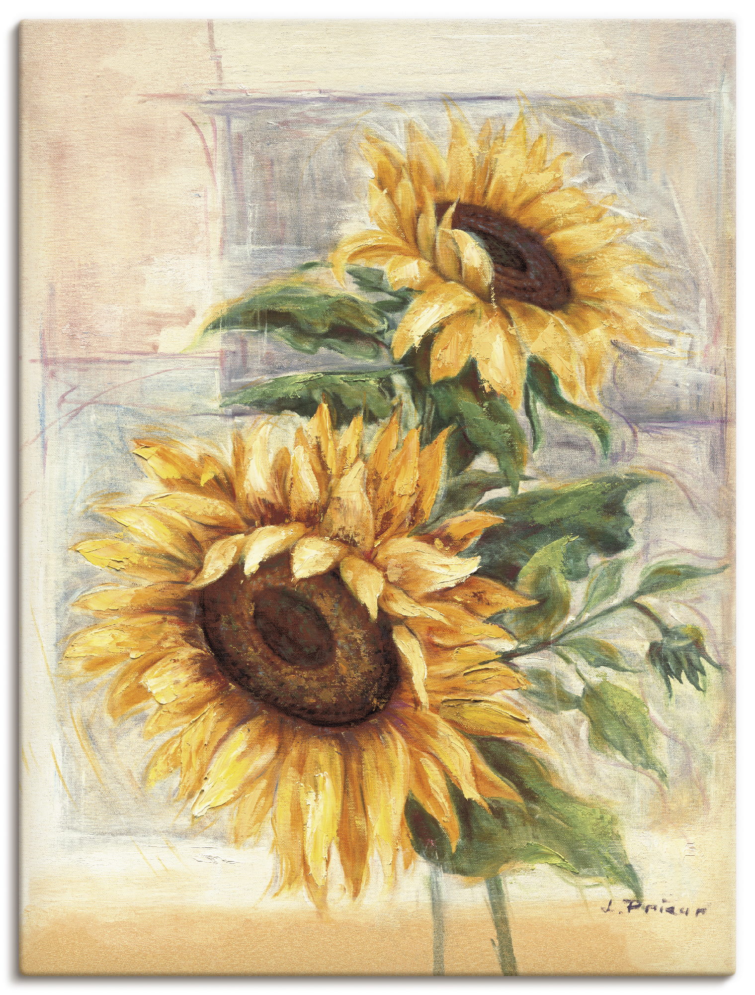 Artland Wandbild "Sonnenblumen II", Blumen, (1 St.), als Alubild, Outdoorbi günstig online kaufen