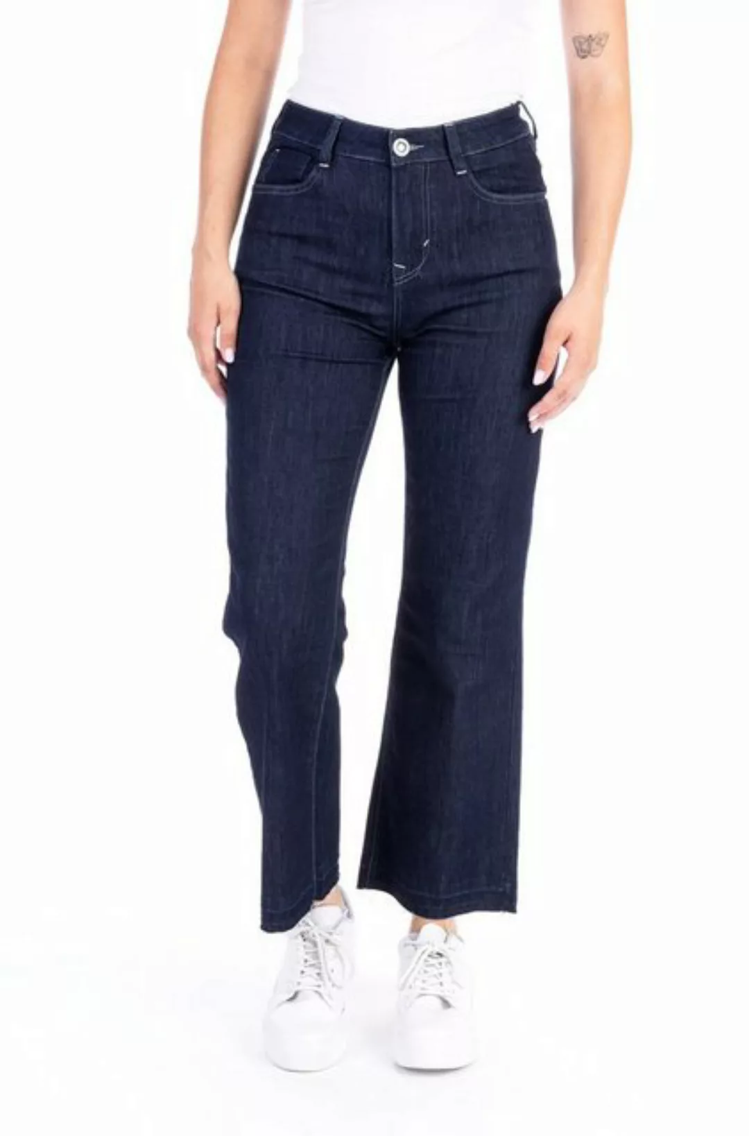 Blue Monkey 7/8-Jeans Jeans Mimi Cropped Mini Flare günstig online kaufen