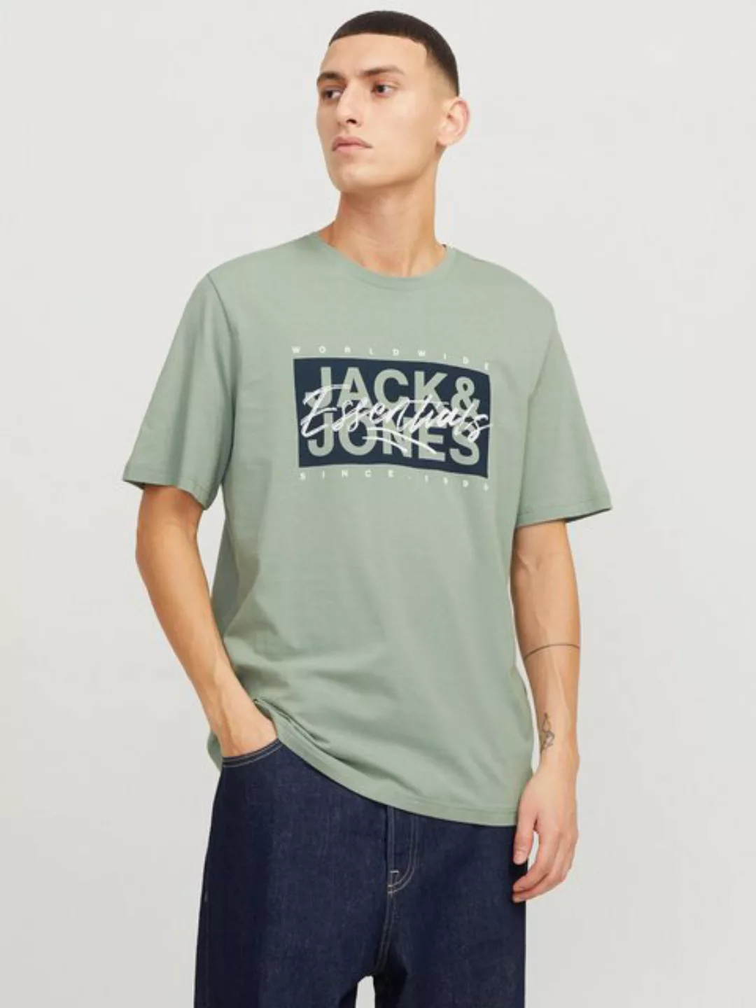 Jack & Jones Print-Shirt JJCOLTON TEE SS CREW NECK günstig online kaufen