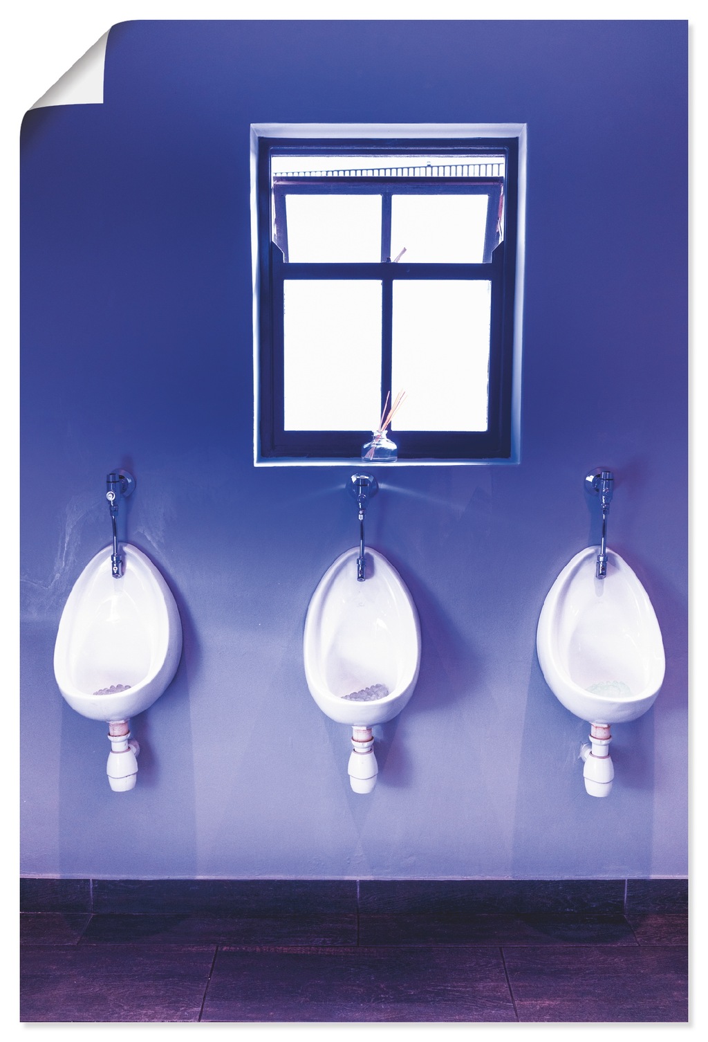 Artland Poster "Toilette", Innenarchitektur, (1 St.), als Alubild, Leinwand günstig online kaufen