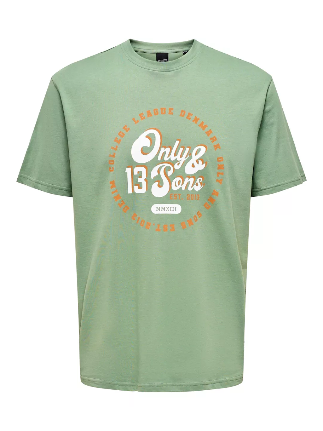 ONLY & SONS Rundhalsshirt ONSLENNY LIFE REG VINTAGE PRINT TEE NOOS günstig online kaufen