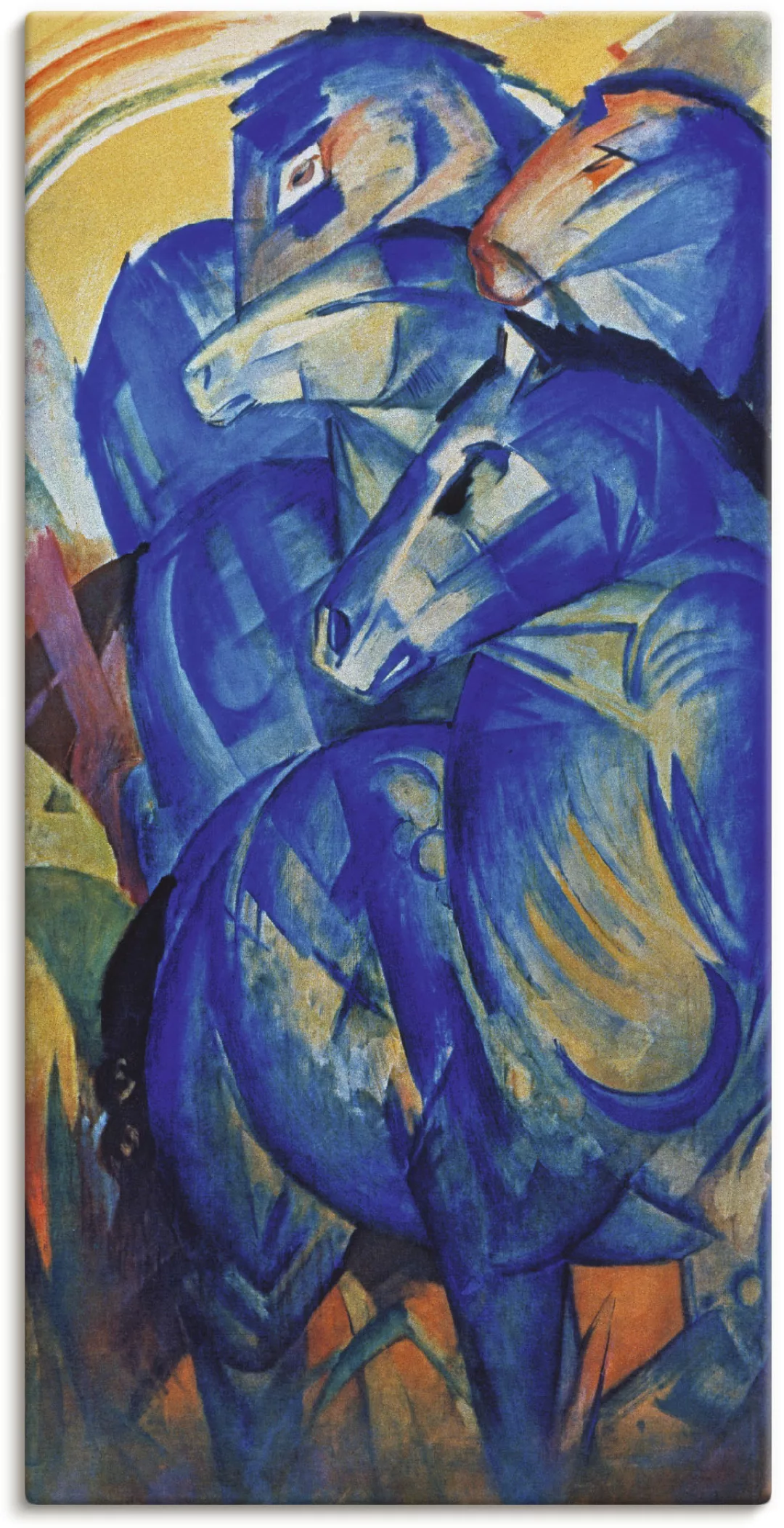 Artland Wandbild "Turm der blauen Pferde. 1913", Haustiere, (1 St.), als Le günstig online kaufen