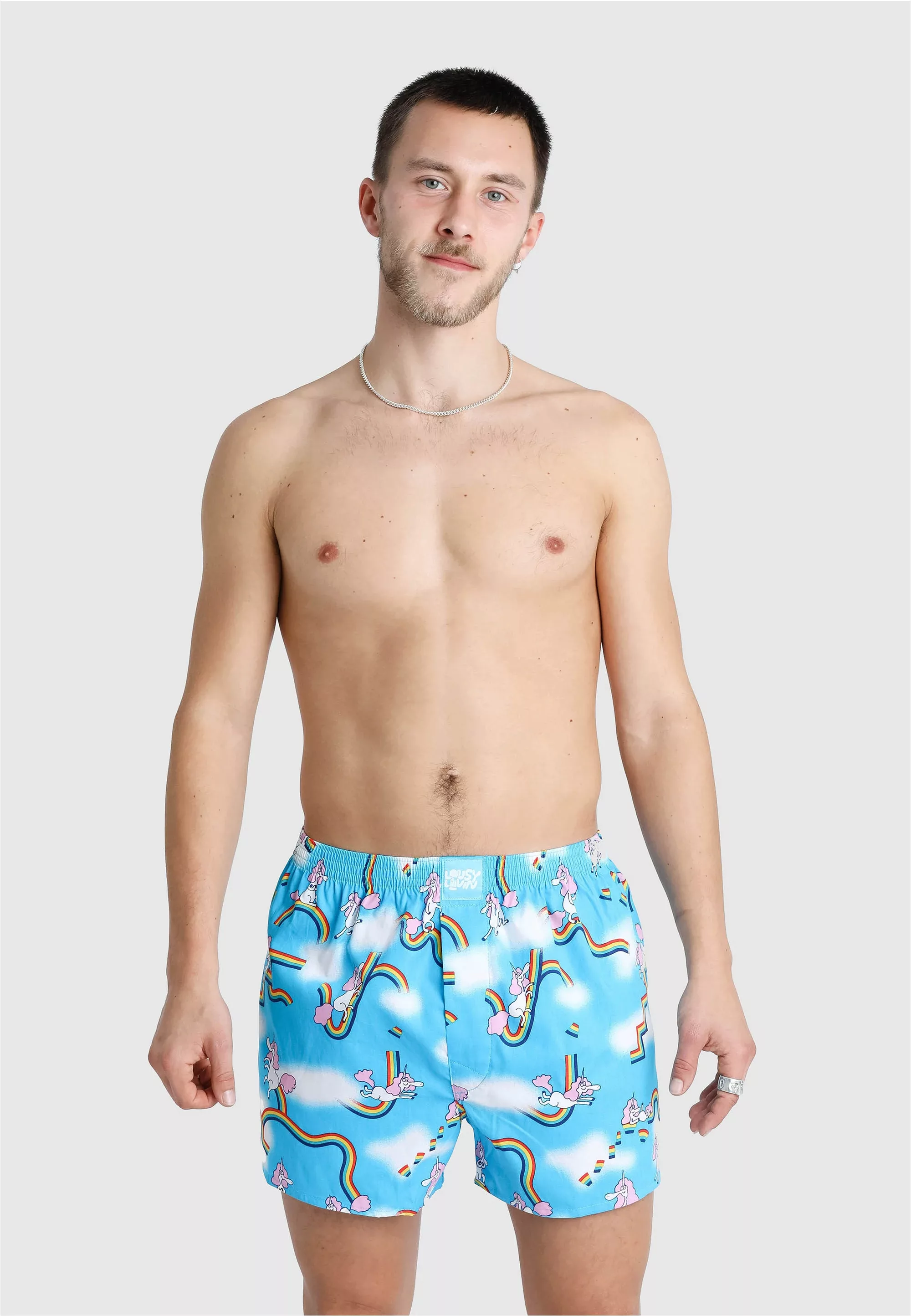 Lousy Livin 2-er Set Boxershorts Blau mit Motiv günstig online kaufen