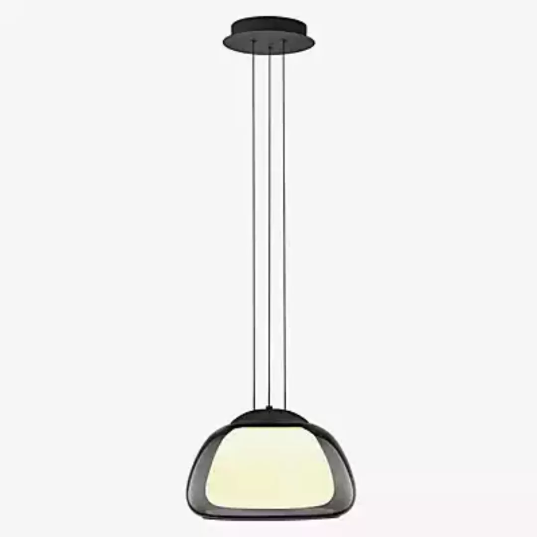 Hell Luxxo Pendelleuchte LED 1-flammig, schwarz - ø39 cm günstig online kaufen