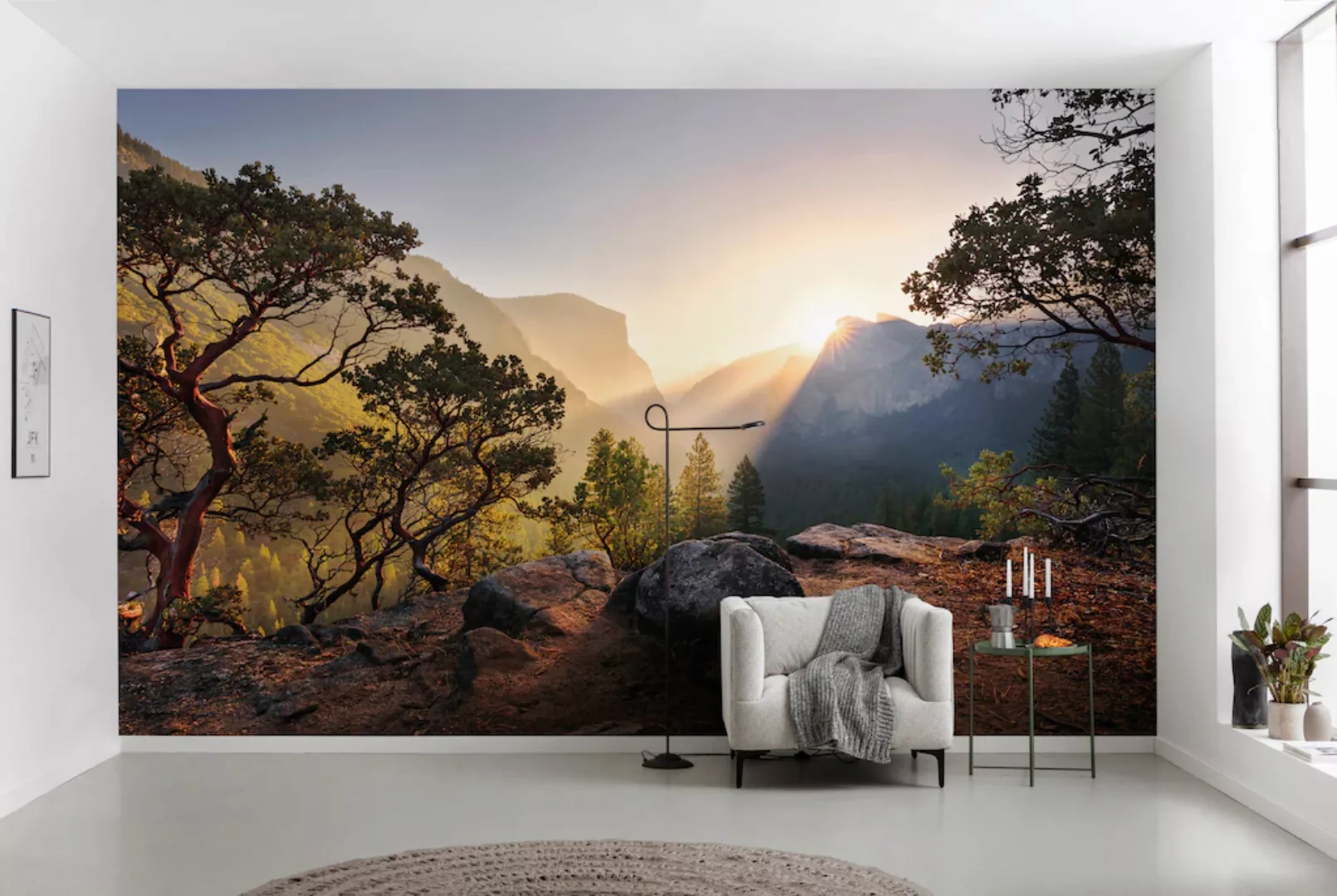 KOMAR Vlies Fototapete - Yosemites Secret - Größe 450 x 280 cm mehrfarbig günstig online kaufen