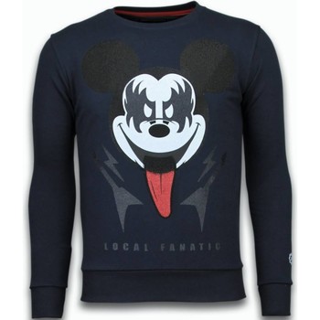 Local Fanatic  Sweatshirt Kiss My Mickey Strass günstig online kaufen