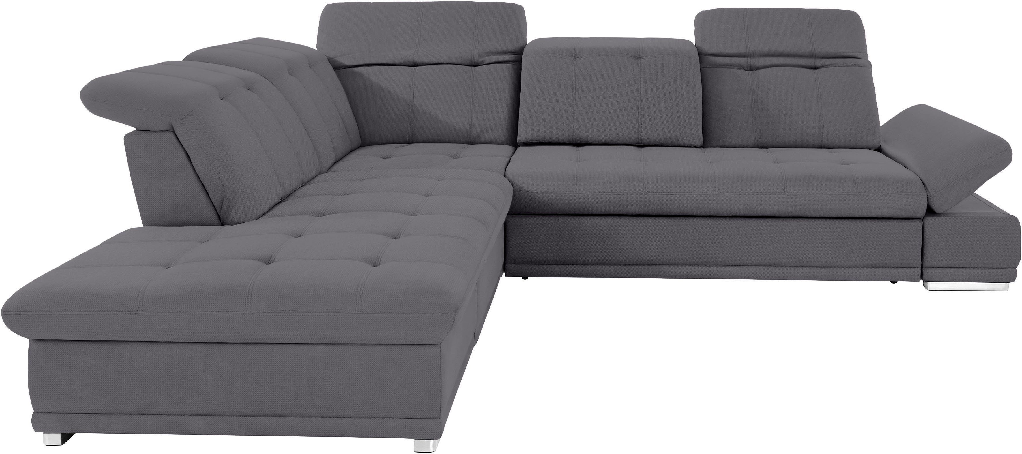 COTTA Ecksofa "Holiday L-Form mit Sitztiefen-, Armteil- und Kopfteilverstel günstig online kaufen