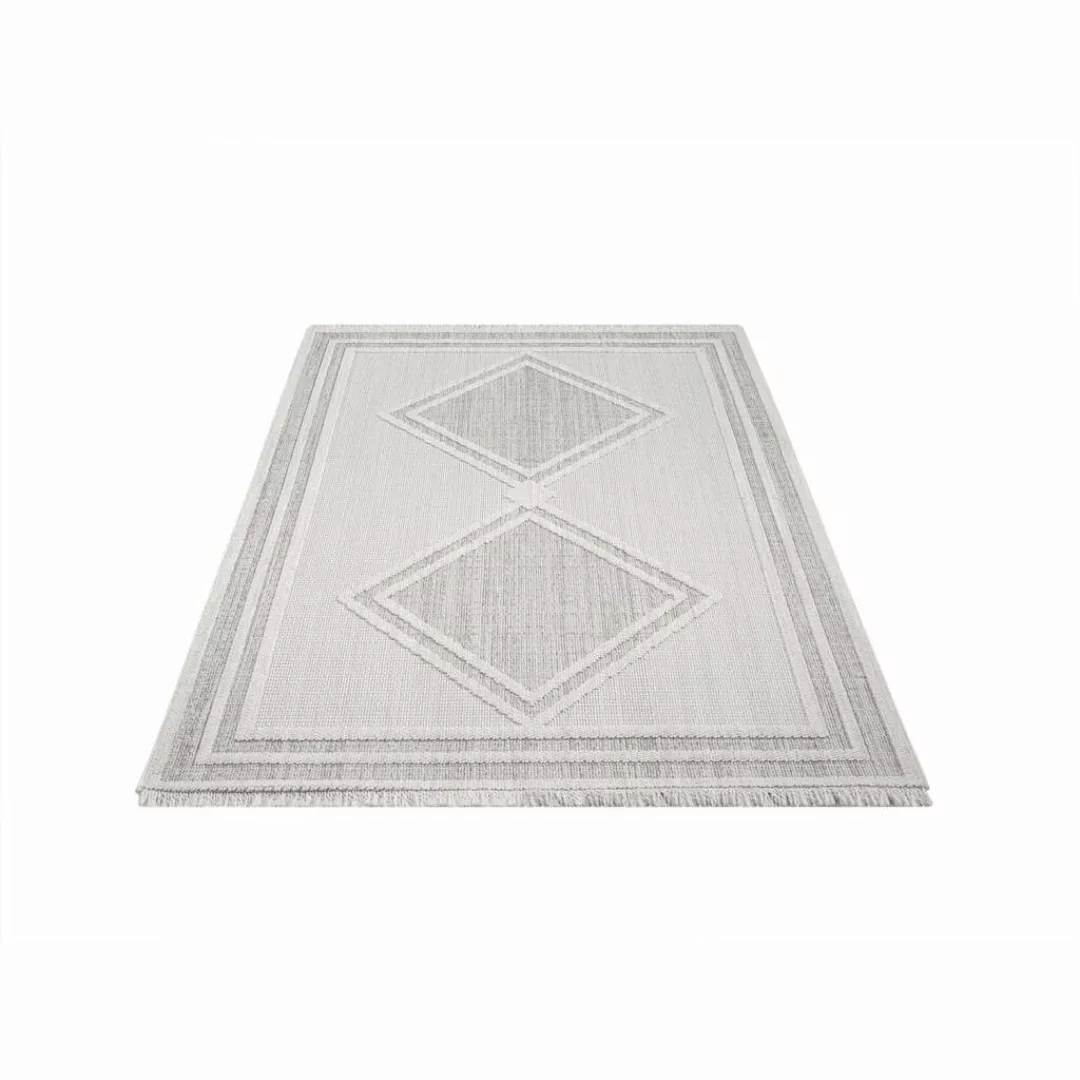 Carpet City Teppich »LINDO 8853«, rechteckig, 11 mm Höhe, Kurzflor, Hochtie günstig online kaufen