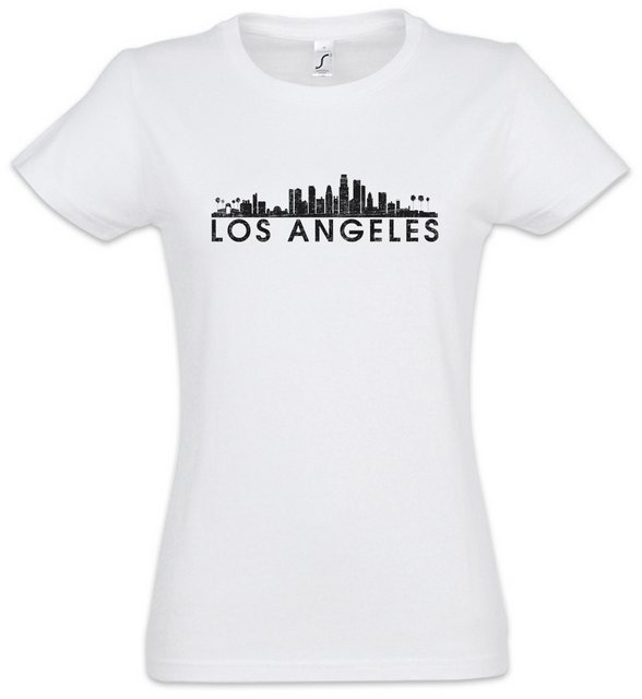 Urban Backwoods Print-Shirt Skyline Los Angeles Damen T-Shirt Stadt City Fu günstig online kaufen