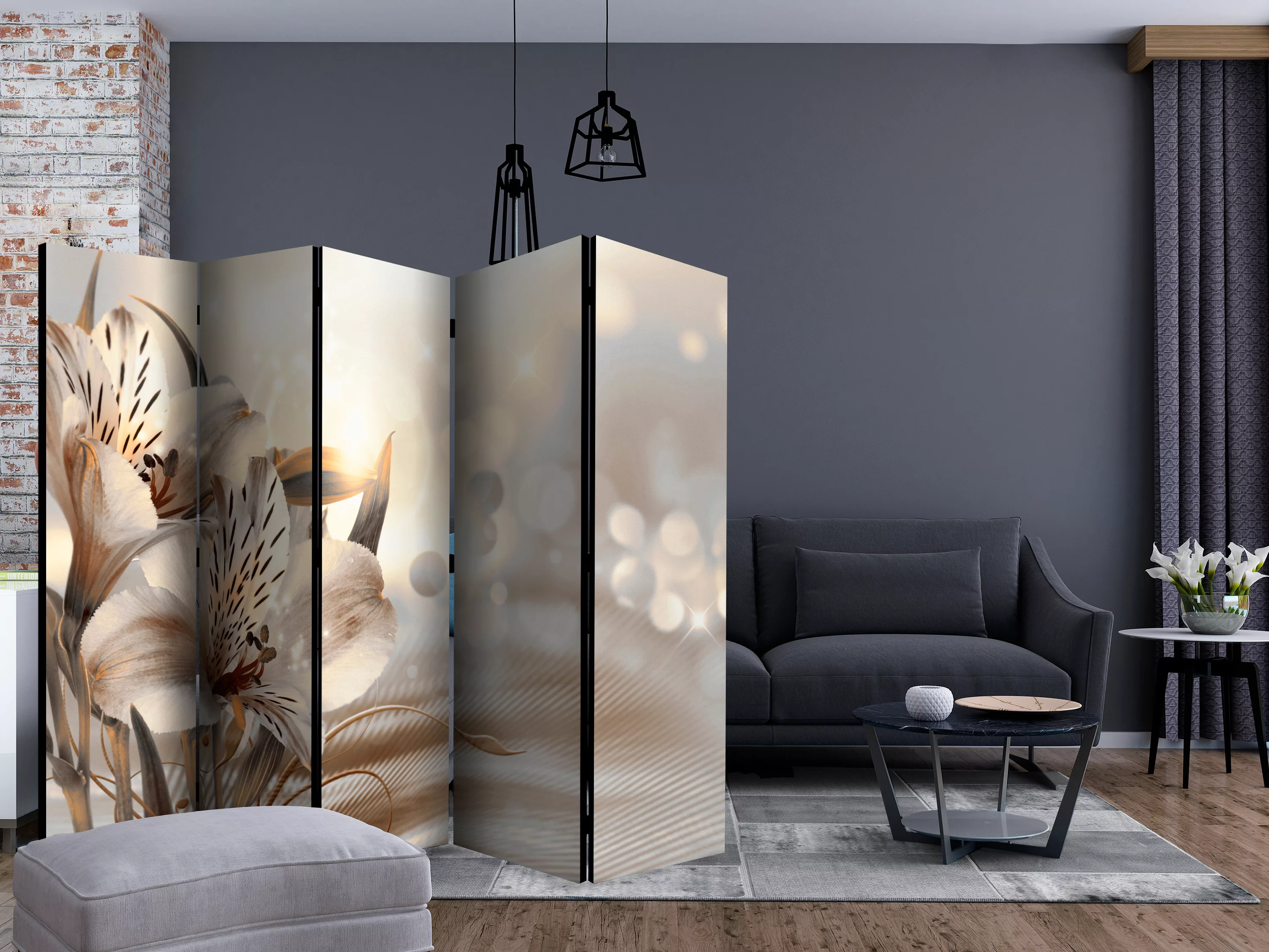 5-teiliges Paravent - Princesses Of The Morning Ii [room Dividers] günstig online kaufen