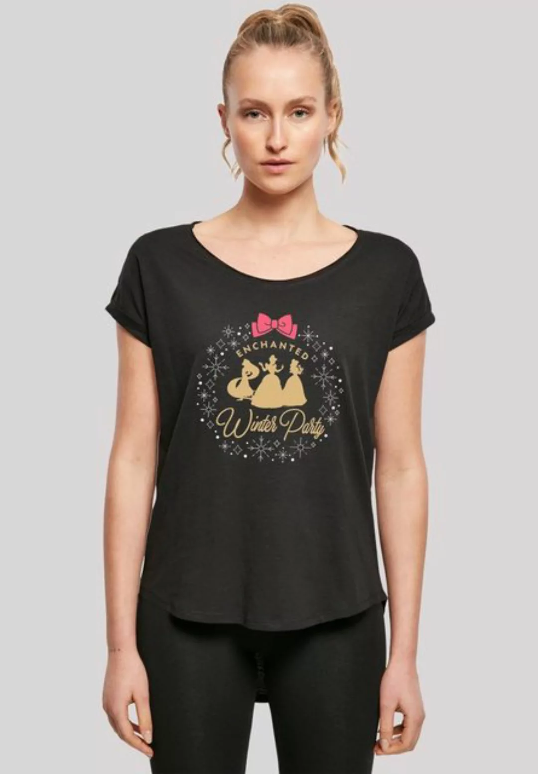 F4NT4STIC T-Shirt Prinzessin Enchanted Winter Party Print günstig online kaufen