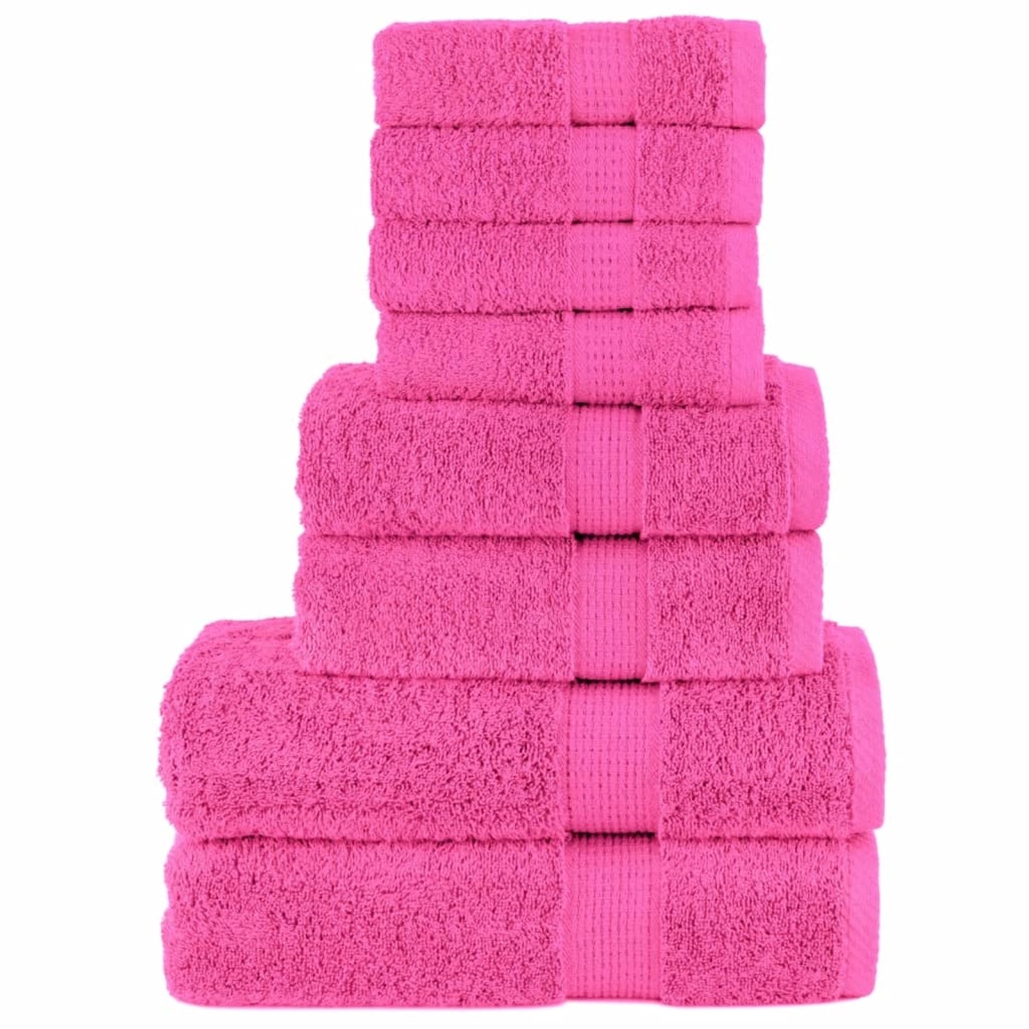 vidaXL 8 Tlg Premium-Handtuch-Set Rosa 600 g/m2 100% Baumwolle günstig online kaufen