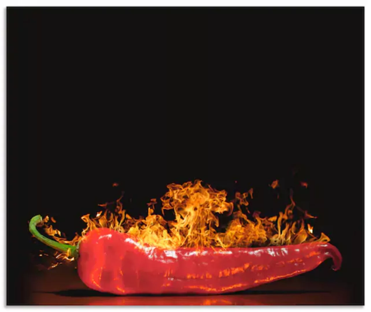 Artland Küchenrückwand »Roter scharfer Chilipfeffer«, (1 tlg.), Alu Spritzs günstig online kaufen