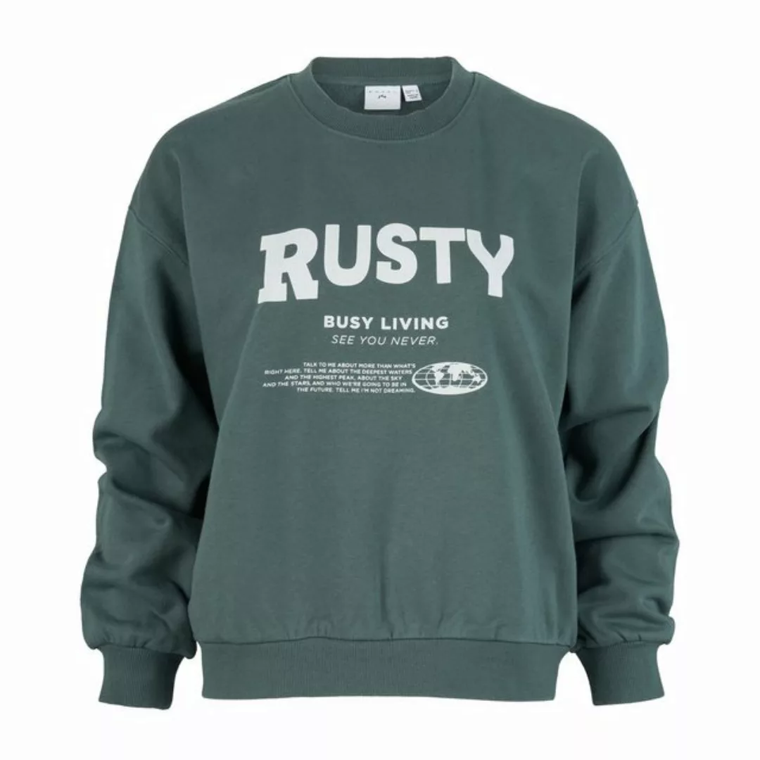 Rusty Sweatshirt BUSY LIVING RELAXED CREW FLEECE günstig online kaufen