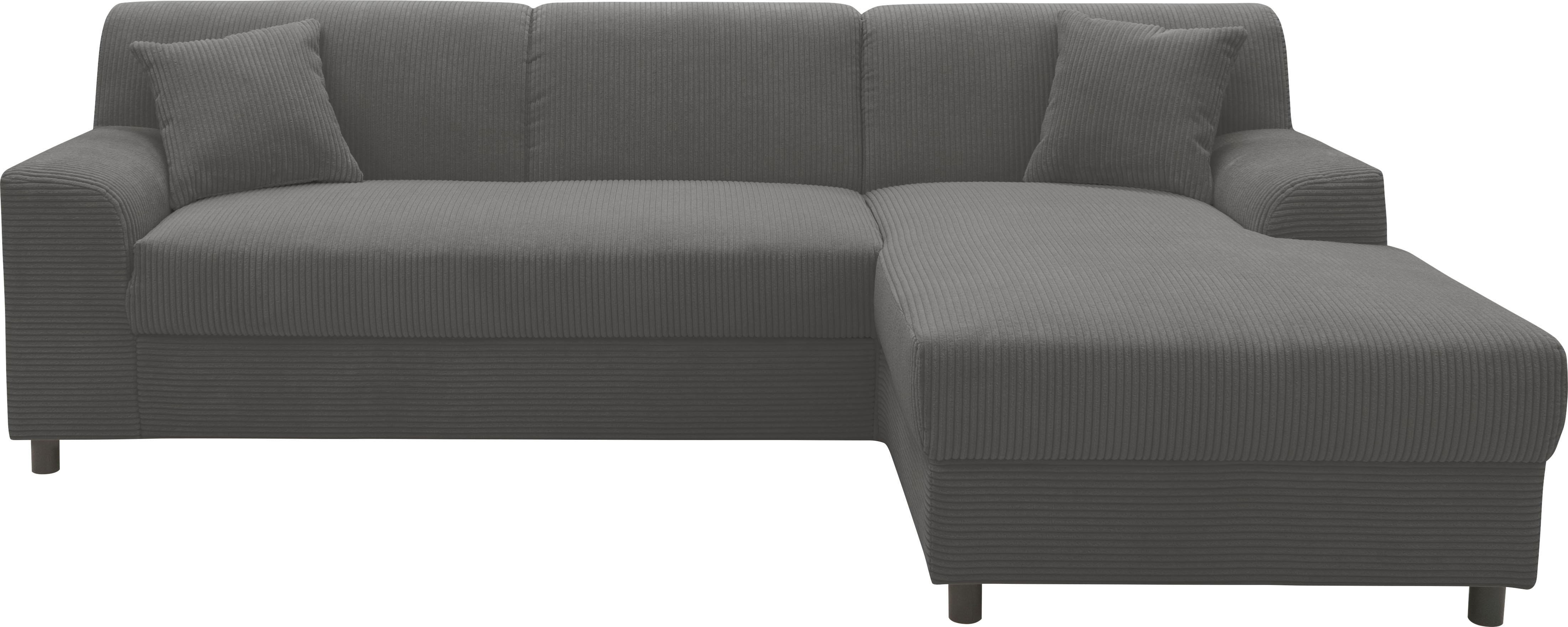 INOSIGN Ecksofa "Turah 2, L-Form, in Cord u. wasserabweisender Microfaser, günstig online kaufen