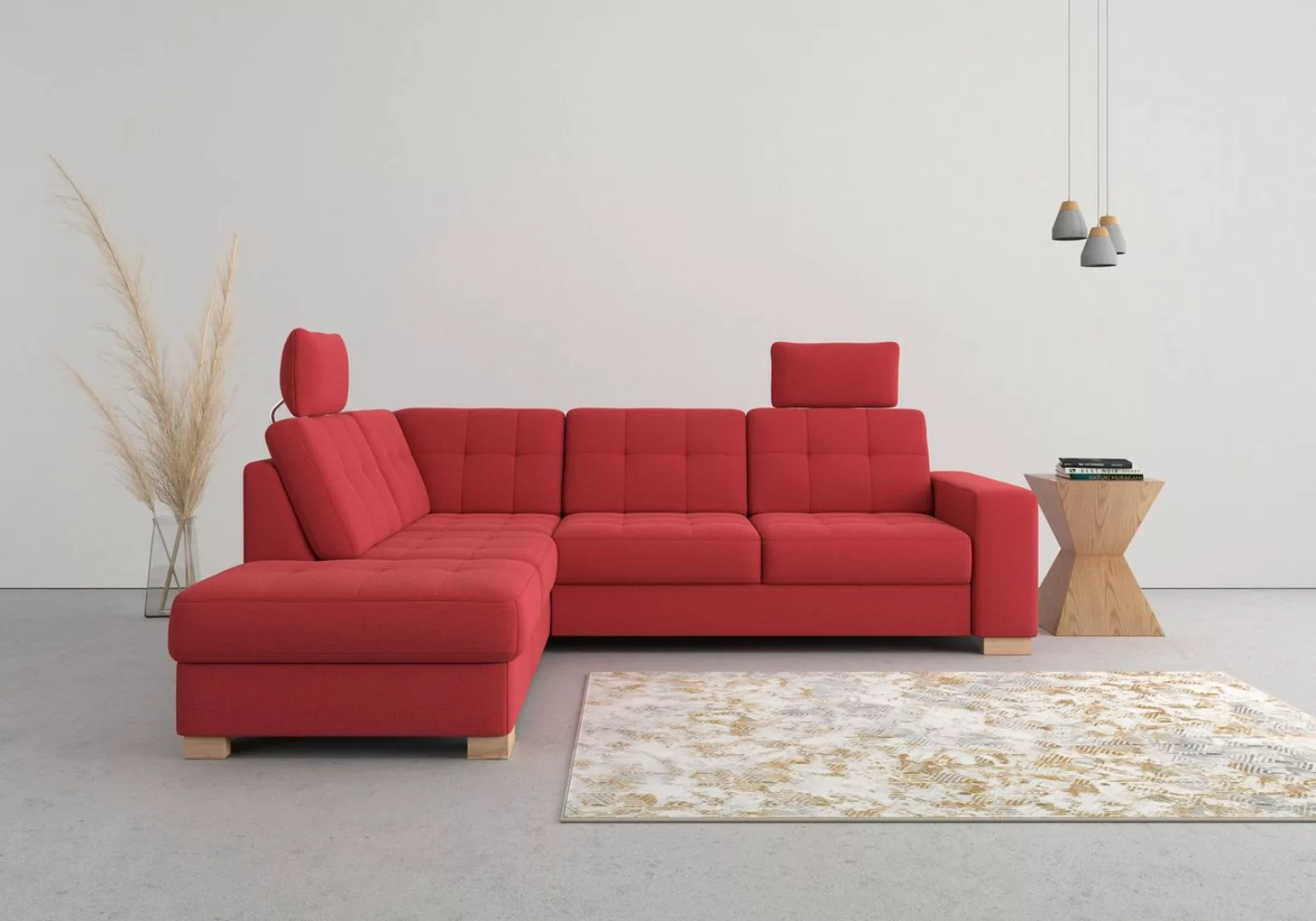 sit&more Ecksofa Quincy L-Form, wahlweise mit Bettfunktion und Bettkasten günstig online kaufen