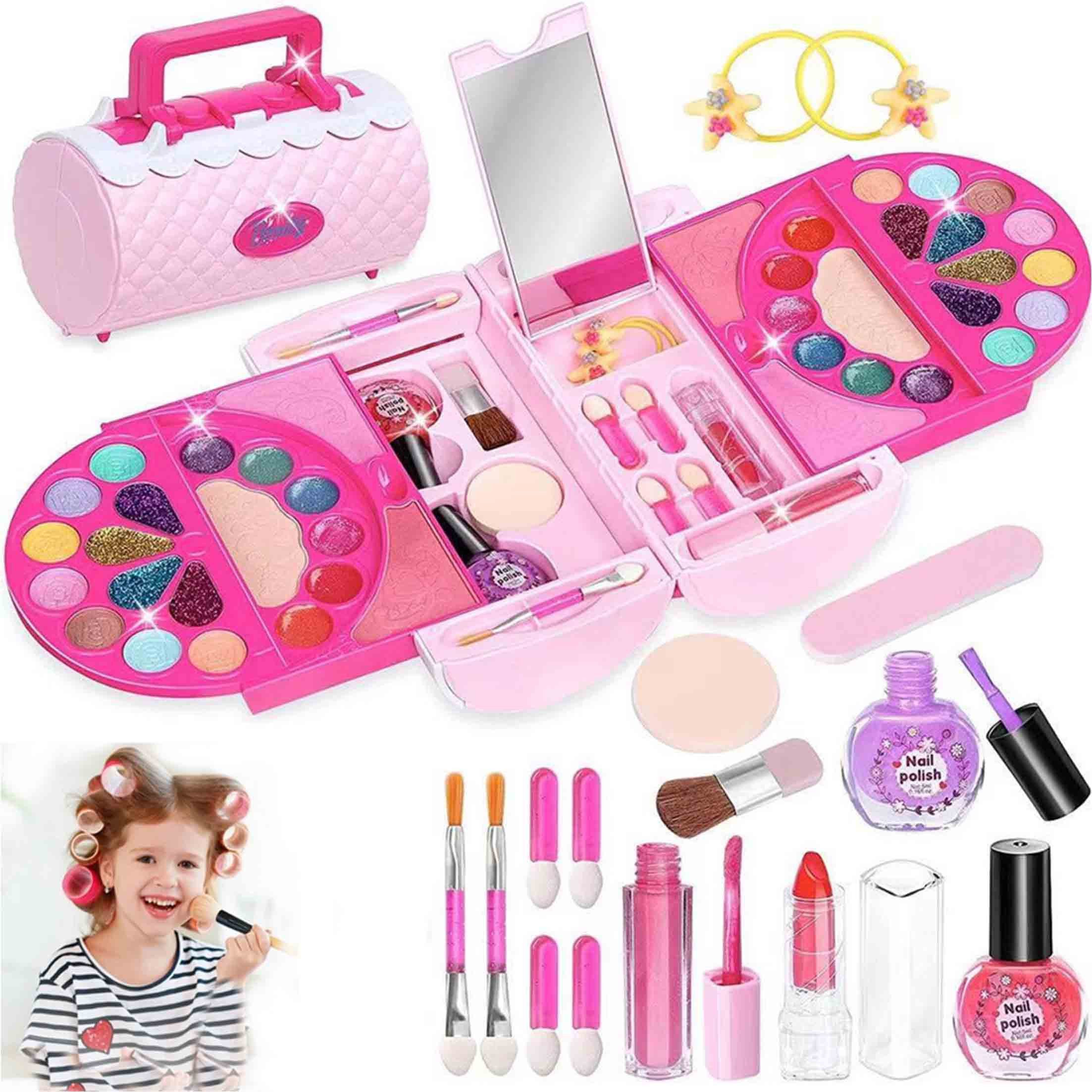 KINSI Lernspielzeug Kinder Schminkkoffer,Prinzessin Kosmetikset, Rollenspie günstig online kaufen