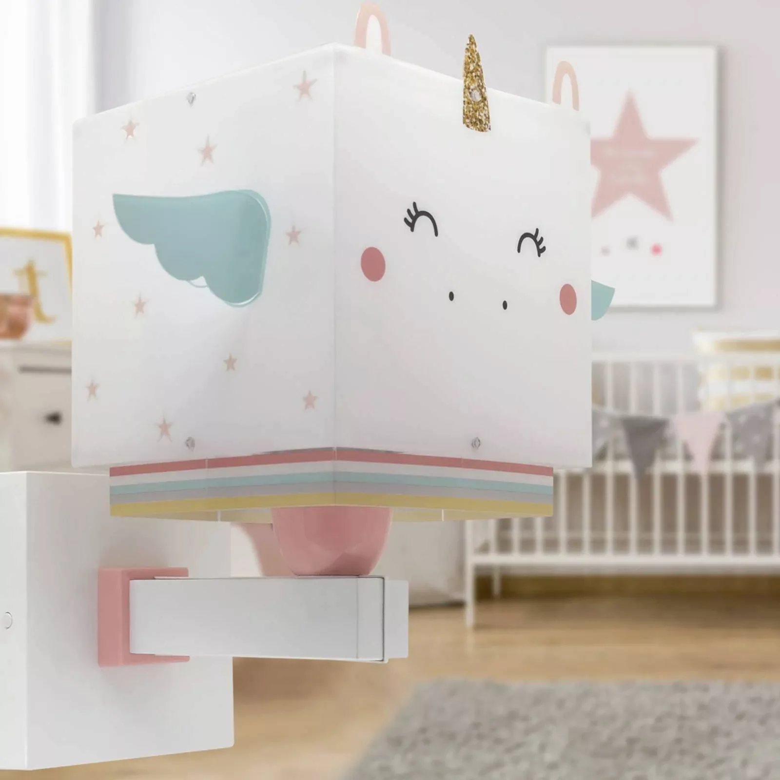 Dalber Little Unicorn Wandleuchte mit Stecker günstig online kaufen