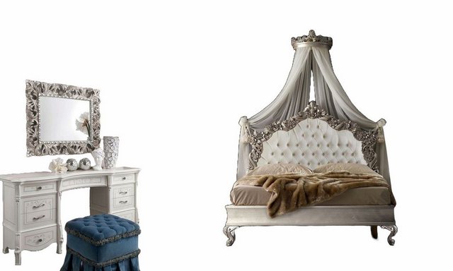 JVmoebel Bett, Luxus Chesterfield Betten Königliches Bett Palast Hotel günstig online kaufen