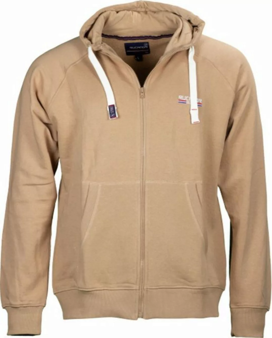 Rucanor Sweatjacke Sky sweatshirt mit Kapuze ungebürstet Herren beige Größe günstig online kaufen