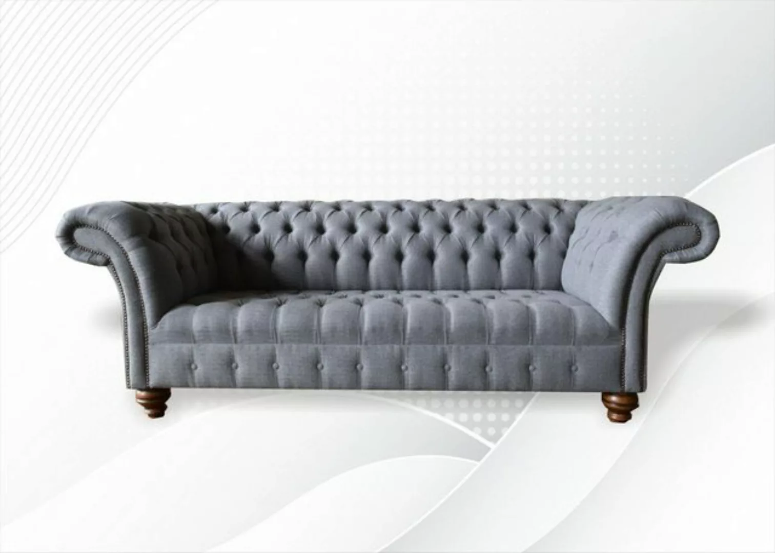 JVmoebel Chesterfield-Sofa, Chesterfield 3 Sitzer Design Sofa Couch 225 cm günstig online kaufen