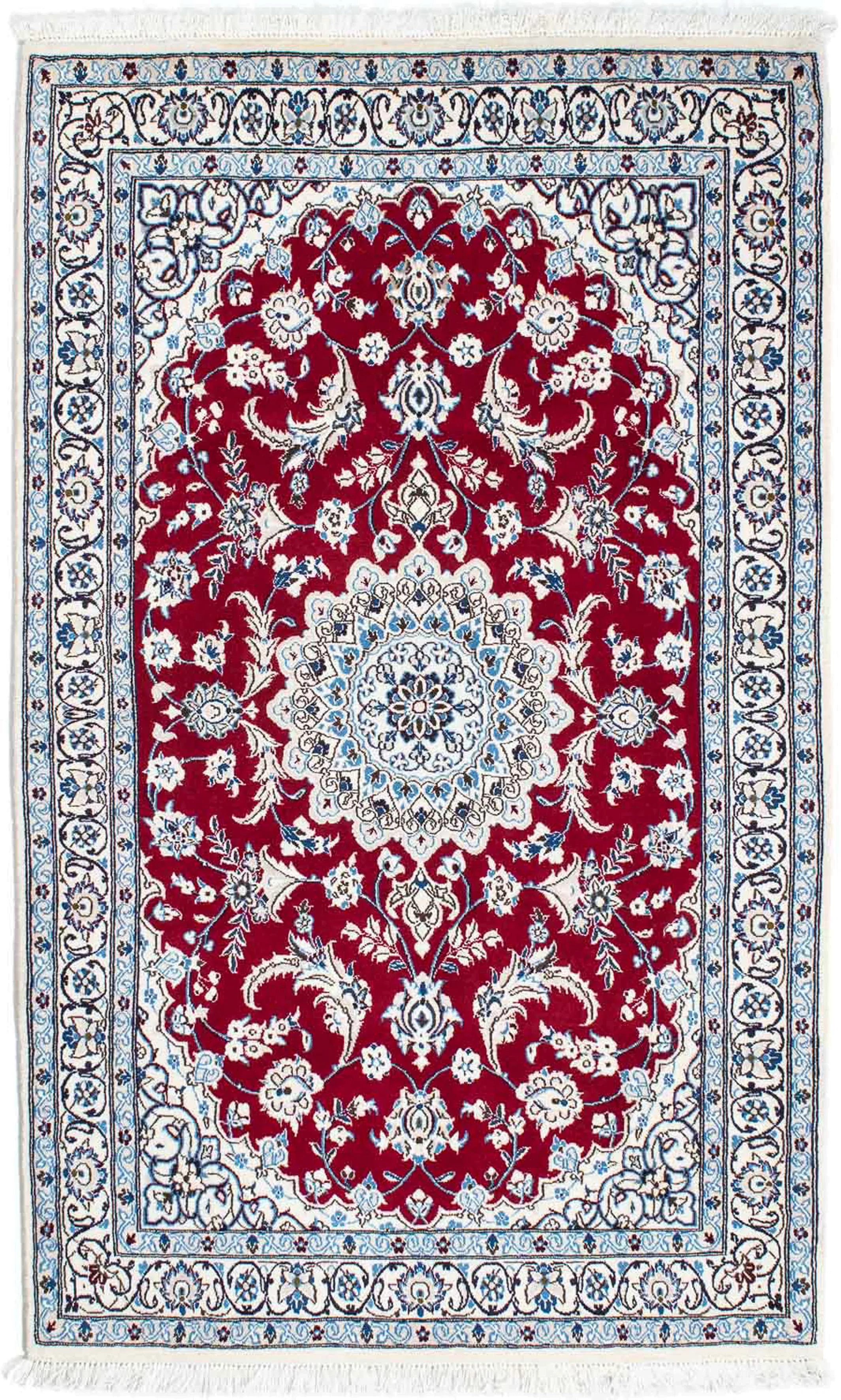 morgenland Orientteppich »Perser - Nain - Royal - 184 x 108 cm - dunkelrot« günstig online kaufen