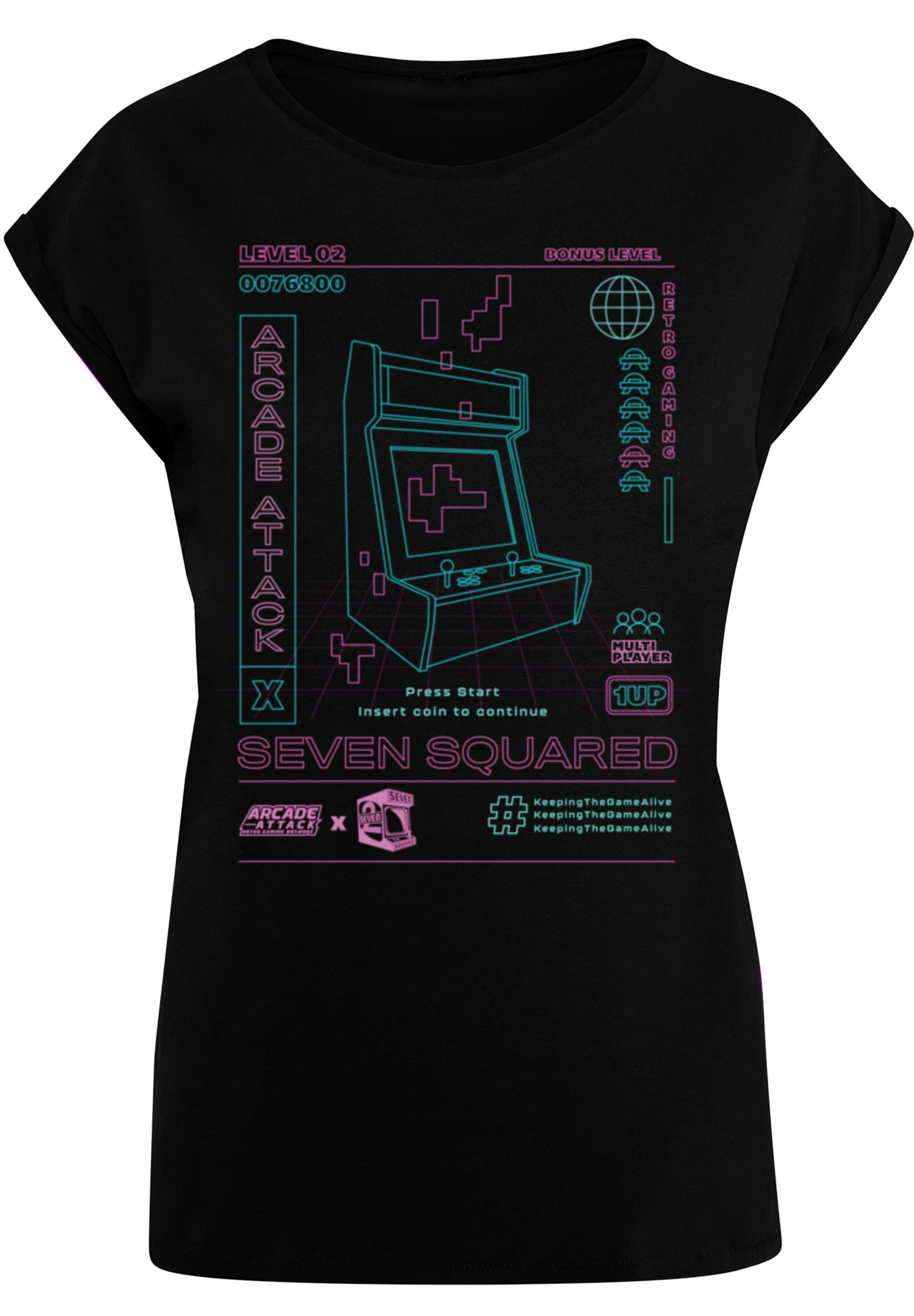 F4NT4STIC T-Shirt "Retro Gaming Arcade Attack", Print günstig online kaufen