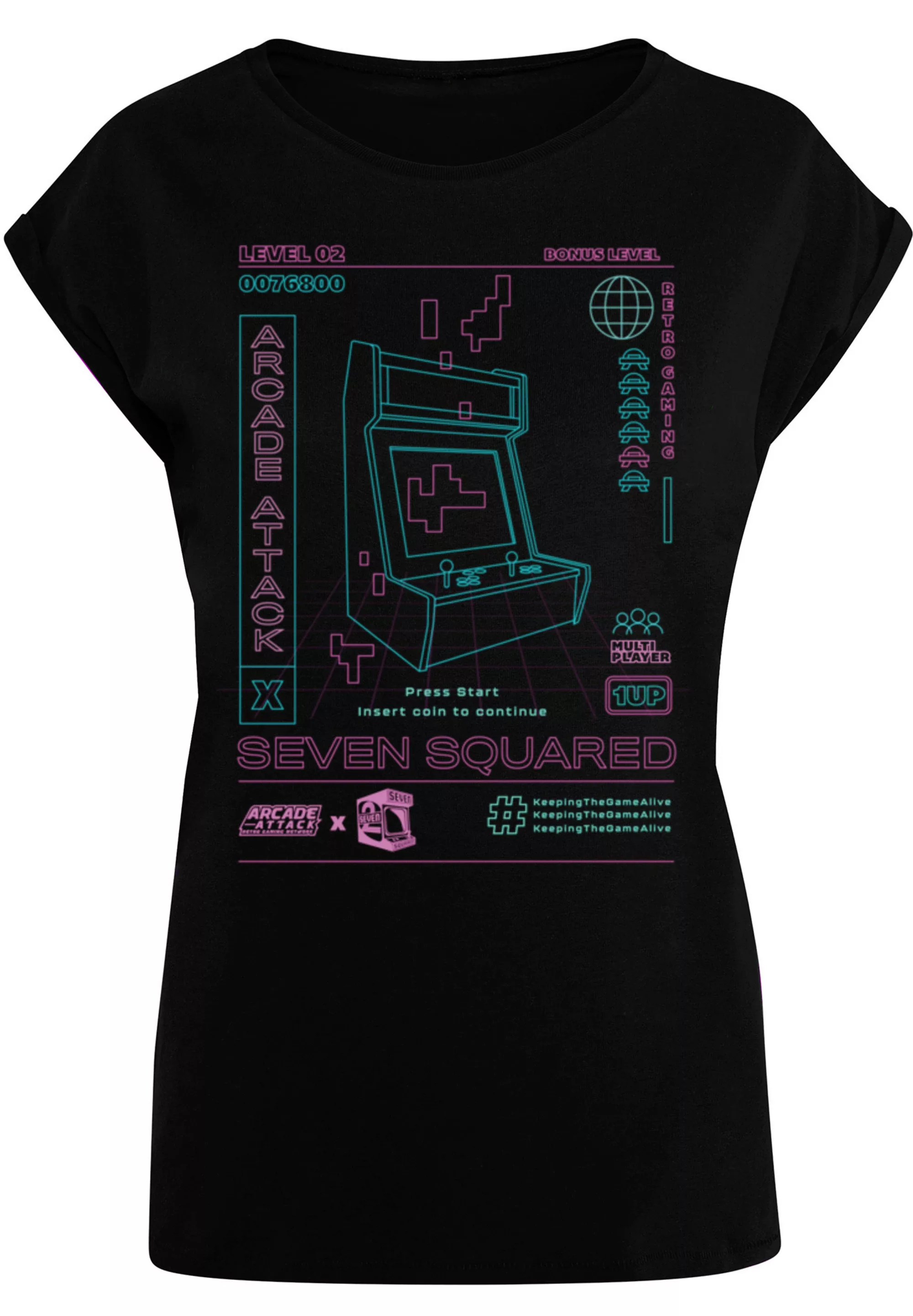 F4NT4STIC T-Shirt "Retro Gaming Arcade Attack", Print günstig online kaufen
