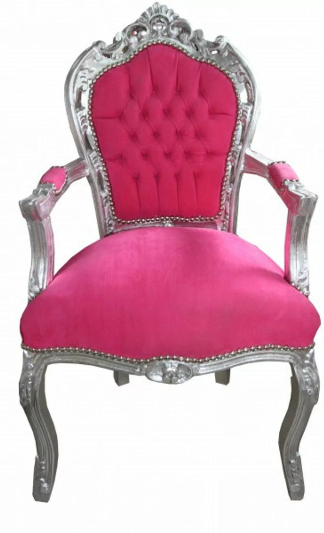 Casa Padrino Esszimmerstuhl Barock Esszimmerstuhl Pink günstig online kaufen