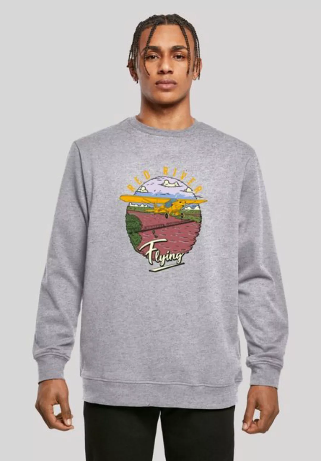 F4NT4STIC Kapuzenpullover "Red River Flying", Print günstig online kaufen