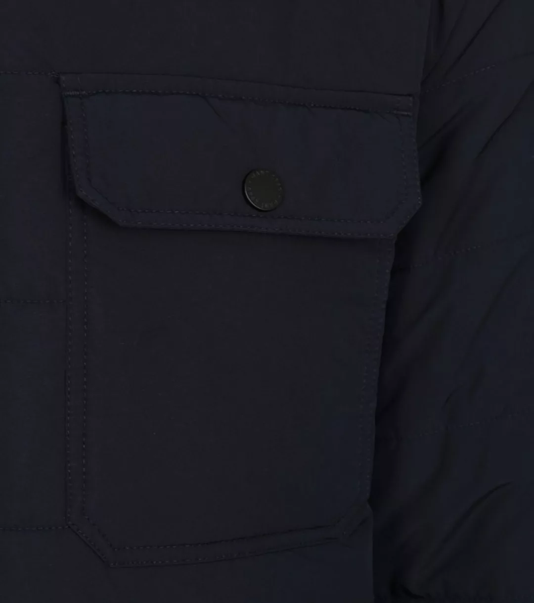 Gant Jacke Quilted Windcheater Dunkelblau - Größe XL günstig online kaufen