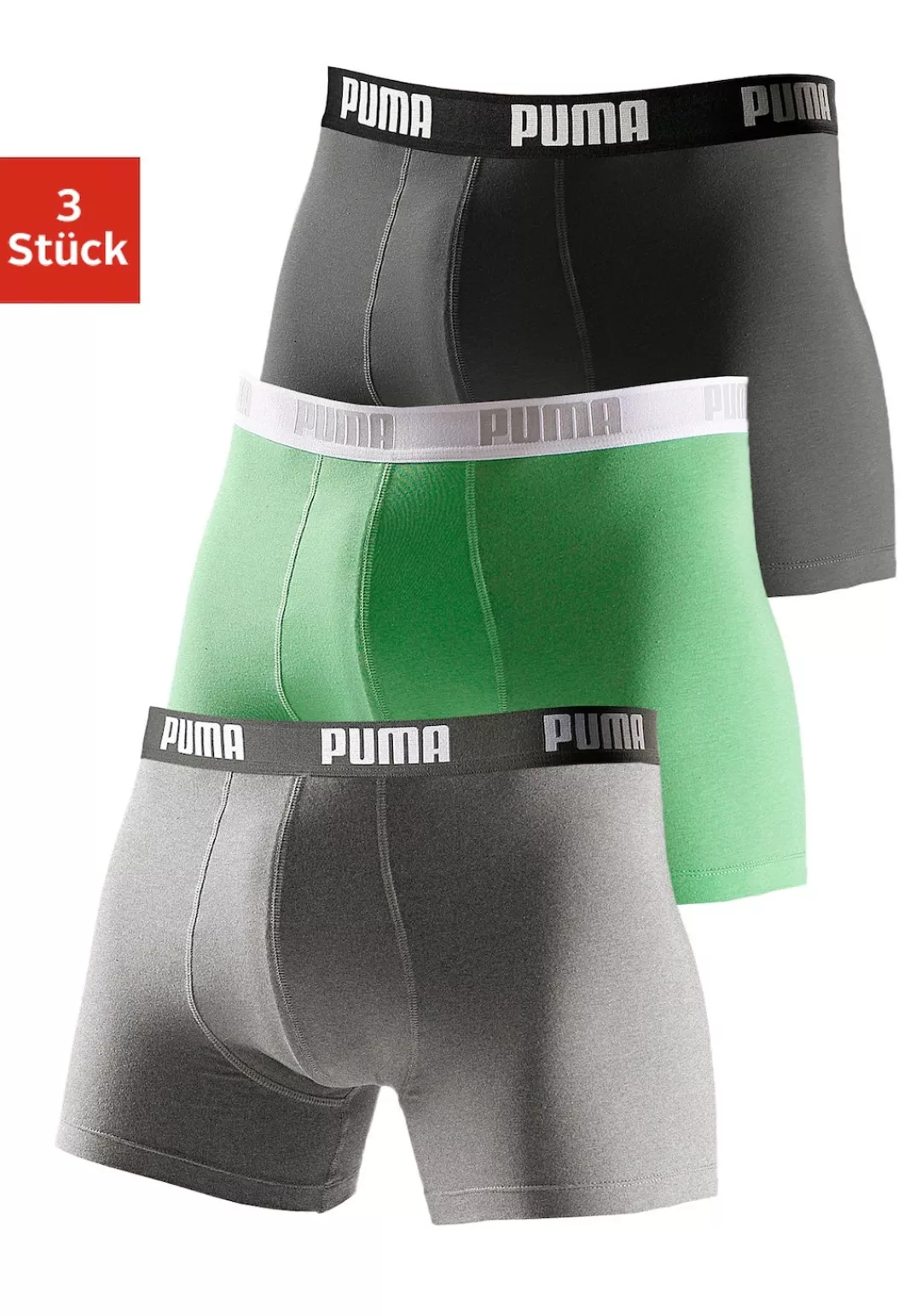 PUMA Boxer, (Packung, 3 St.) günstig online kaufen
