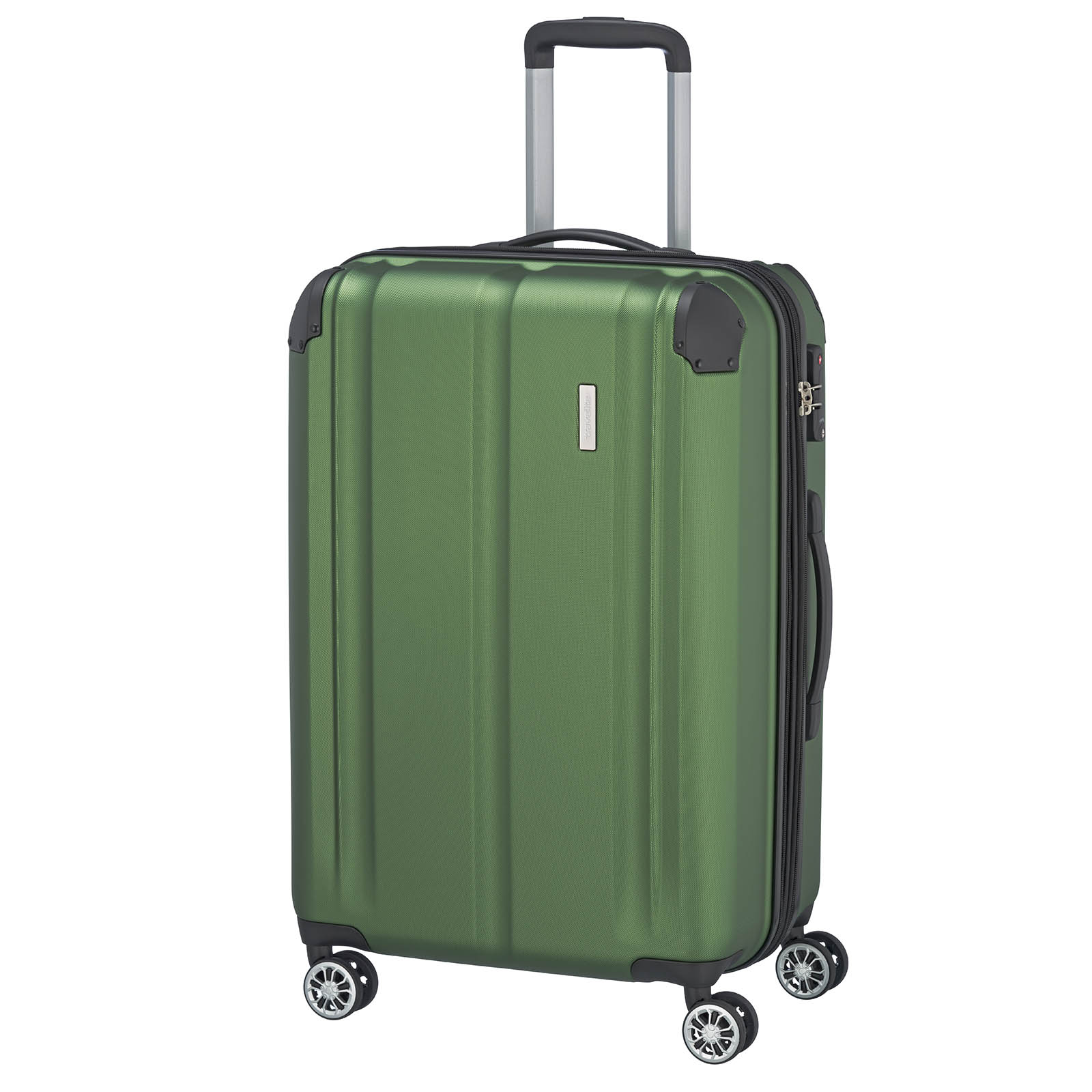 Travelite Trolley CITY 4-Rollen ABS-Hartschale M / Grün günstig online kaufen