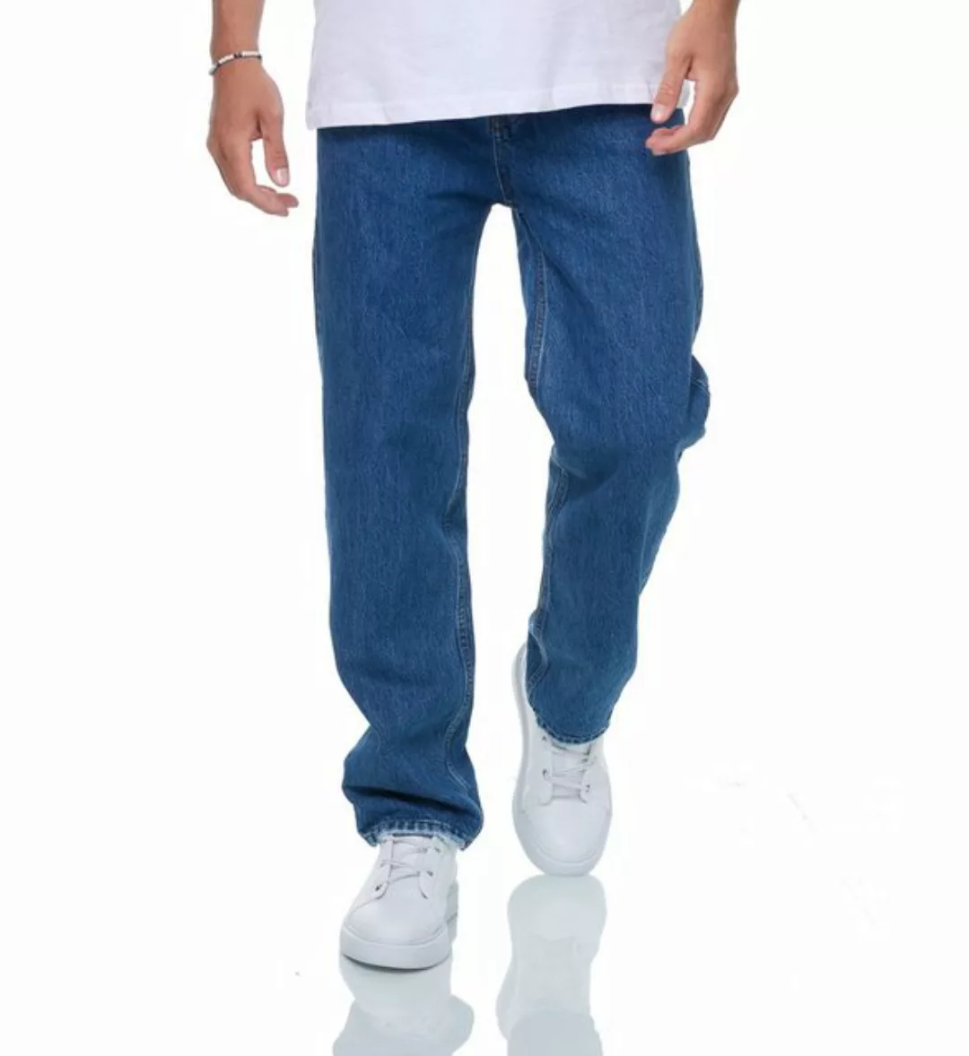 Denim House Loose-fit-Jeans Lässige Basic HIP HOP Jeans im Oversize Style L günstig online kaufen